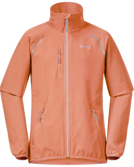 Bergans Sjoa Light Softshell Youth Girl Jacket Cantaloupe (Storlek 128)