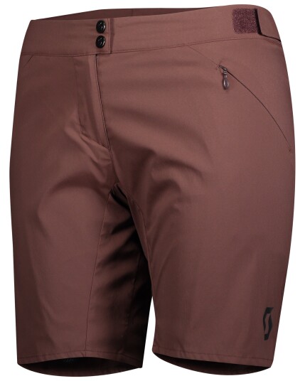 Scott Endurance Ls/fit w/pad Shorts W Maroon rød (Storlek S)