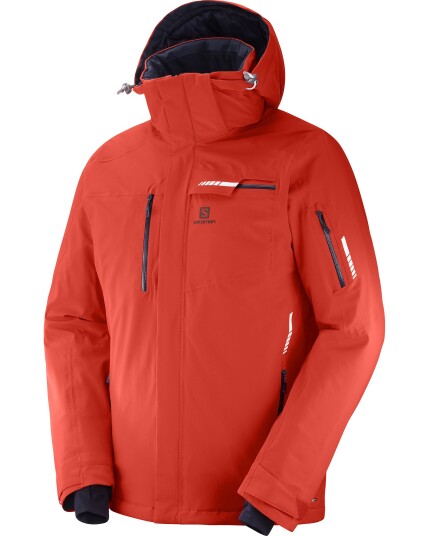 Salomon Brilliant Jacket M Fiery Red (Storlek XL)