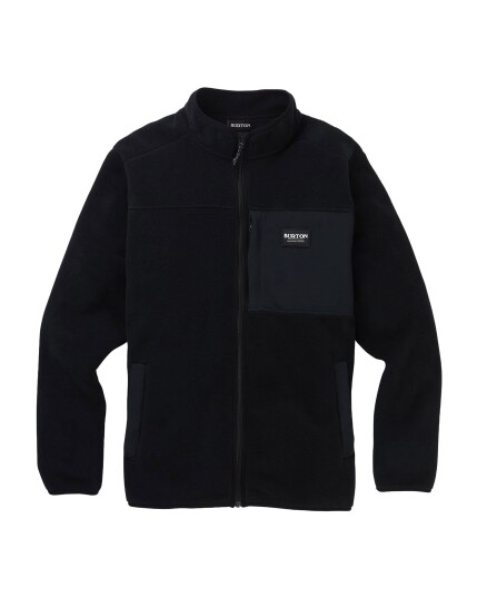 Burton Hearth Fleece Full-Zip M True Black (Storlek XL)