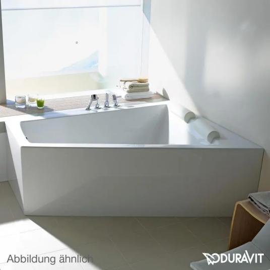 Duravit Paiova Badekar med panel 1700x1000 mm, Høyre hjørne