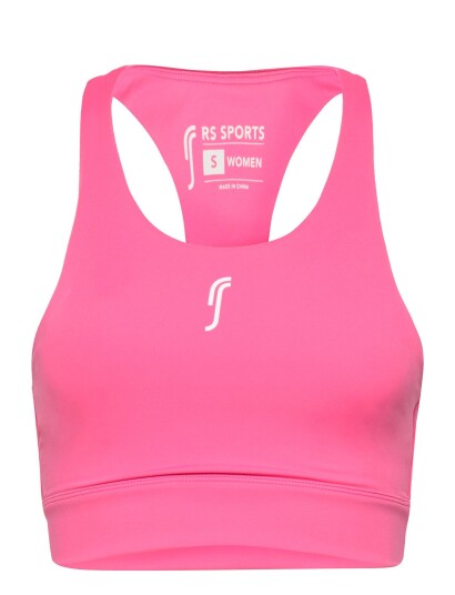 RS Sports Women’s Sports Bra Logo Pink RS Sports HOT PINK