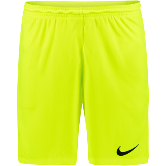 Nike Dri-FIT Park III Short Nb, fotballshorts herre S VOLT/BLACK