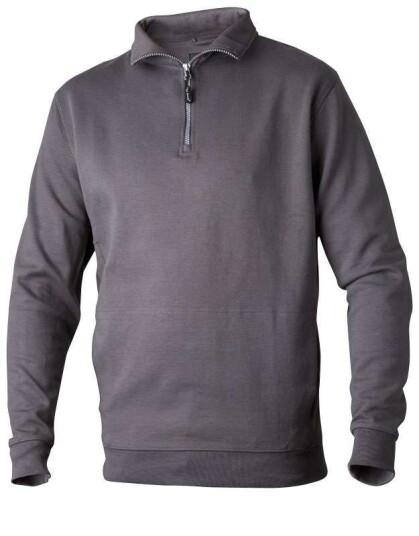 Top Swede Sweatshirt Zip 0102 Grå 2xl