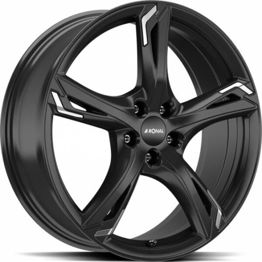 Ronal R62 Chrome Jet Black 7.5x18 5x112 ET45 B76