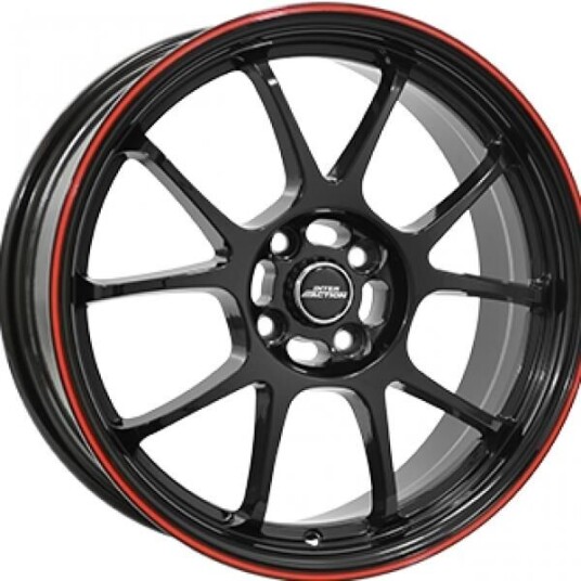 Inter Action Phoenix Black 7x17 4x108 ET25 B65.1