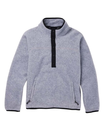 Burton Hearth Fleece Pullover W Gray Heather (Storlek S)