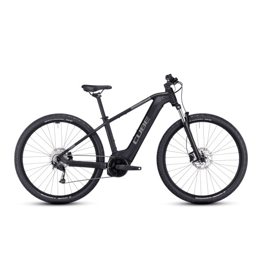 Cube Reaction Hybrid Performance 75Nm 500Wh 23, elsykkel, terreng, unisex 20" / 29 / L Black´N´Grey