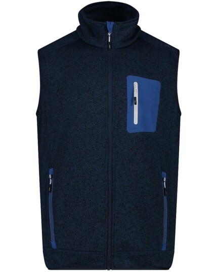 Cmp Jaquard Knitted Vest M Inchistro/Stone (Storlek 50)