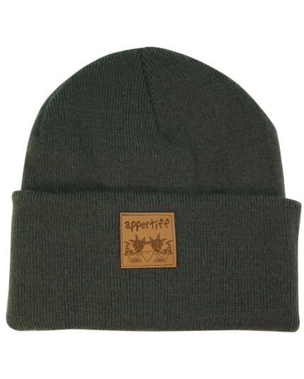 Appertiff Fold Premium Beanie Olive Green