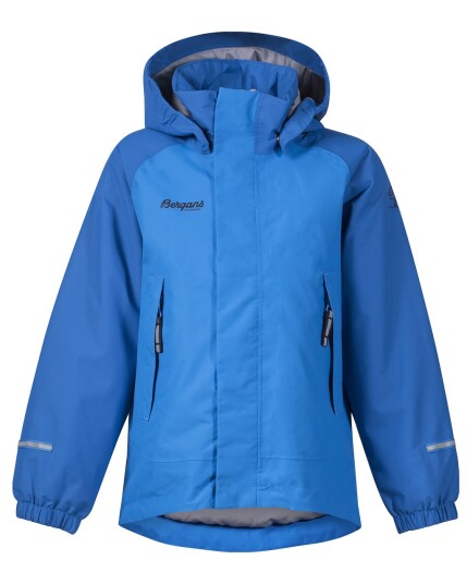 Bergans Storm Insulated Kids Jacket Light Winter Sky/Athens Blue/Navy (Storlek 92)