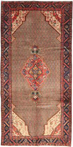 Håndknyttet. Opphav: Persia / Iran Ekte Teppe Koliai Teppe 155X320 Rød/Brun (Ull, Persia/Iran)