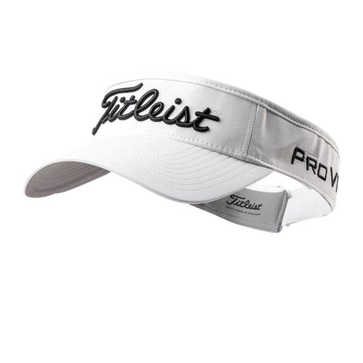 Titleist Tour Performance Visor, golfcaps herre One Size White / Black