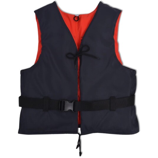 vidaXL Flytevest 50 N 30-50 kg marineblå