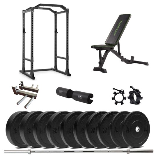 Masterfit - 400 Power Rack Bumper Styrkepakke - 120 kg