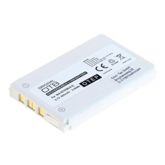 Batteri for Nokia 5210, 6510 og 7650 kompatibelt Li-Ion-batteri