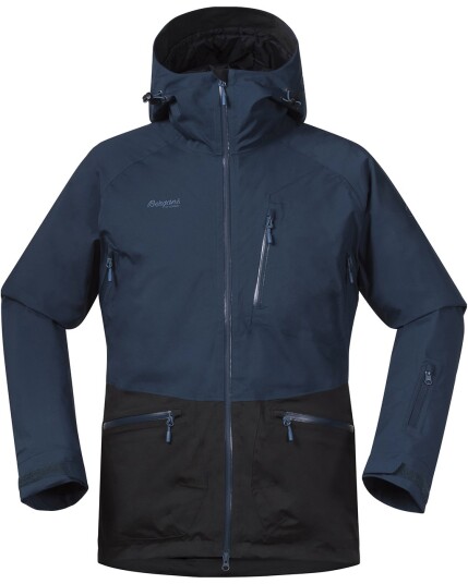 Bergans Myrkdalen Jacket M Dark Steel Blue/Solid Charcoal (Storlek XXL)