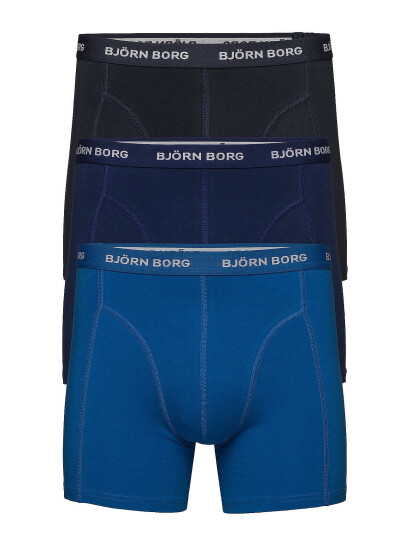 Björn Borg Cotton Stretch Boxer 3P Blue Björn Borg MULTIPACK 7 S , M , L , XL , XXL