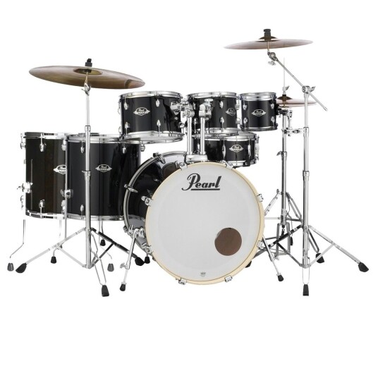 Pearl Export EXX 22 7pc Drum Kit Jet Svart