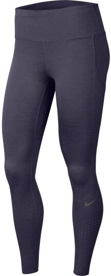 Nike Epic Luxe Running Tights Dame Dark Raisin/Reflective Silver XS