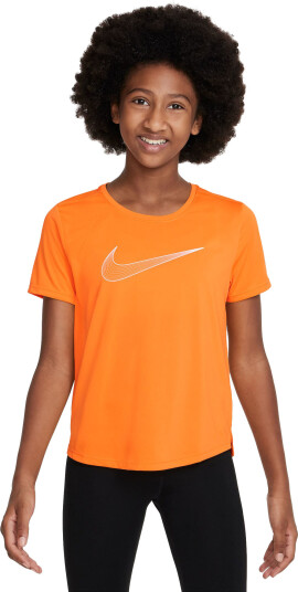 Nike Dri-Fit One Ss Training Top Junior Orange XL (13-15)