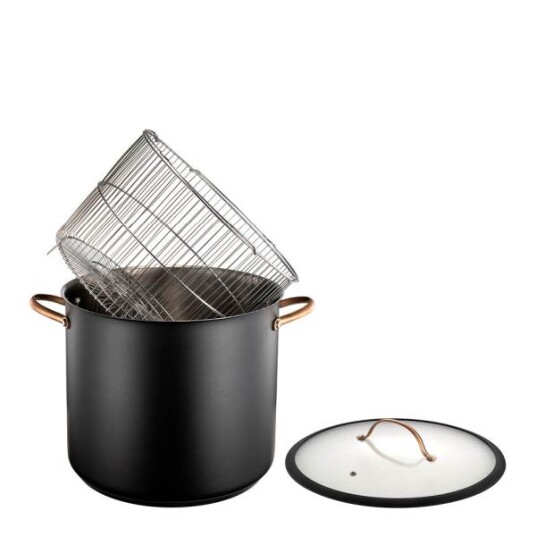 Modern House  Black Copper pinnekjøttgryte 18L svart