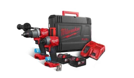 Milwaukee Kombipakke M18 ONEPP2A2-502X 18V, 5.0Ah, med HD-Box