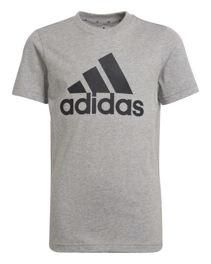 Adidas Big Logo Boy Tee JR MGREYH/BLACK (Storlek 152)