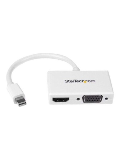 StarTech.com Travel A/V adapter: 2-in-1 Mini DisplayPort to HDMI or VGA converter video transformer