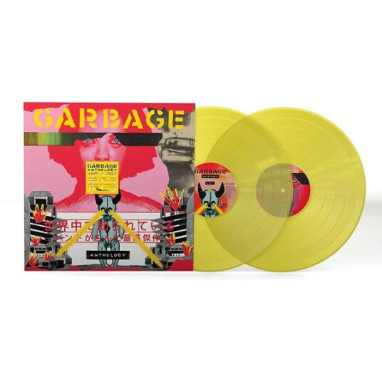 Garbage Anthology Limited Yellow Transparent Edition 2lp Vinyl