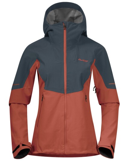 Bergans Senja Hybrid Softshell Jacket W Brick/Orion Blue (Storlek XL)