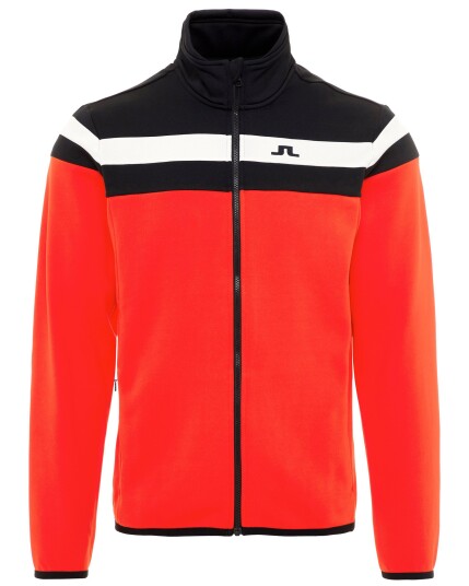 J.Lindeberg Moffit Mid Jacket Tech Jersey M Racing Red (Storlek L)