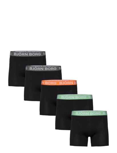 Björn Borg Cotton Stretch Boxer 5P Black Björn Borg MULTIPACK 4 S , M , L , XL , XXL