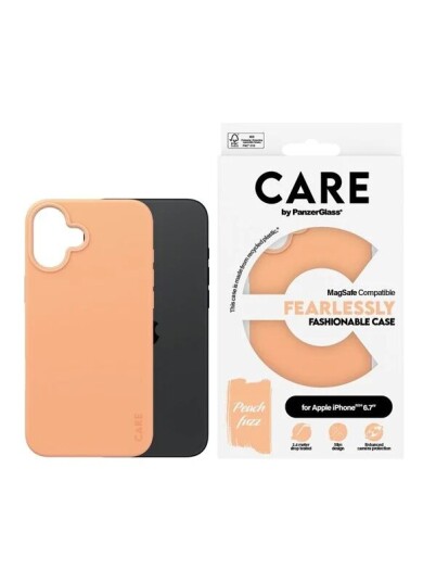 CARE by PanzerGlass Case Fashion Peachy MagSafe iPhone 16 Plus