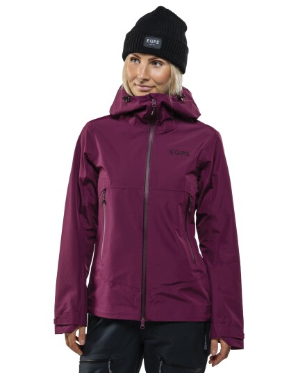 EQPE Gida Shell Jacket W Deep Plum (Storlek M)