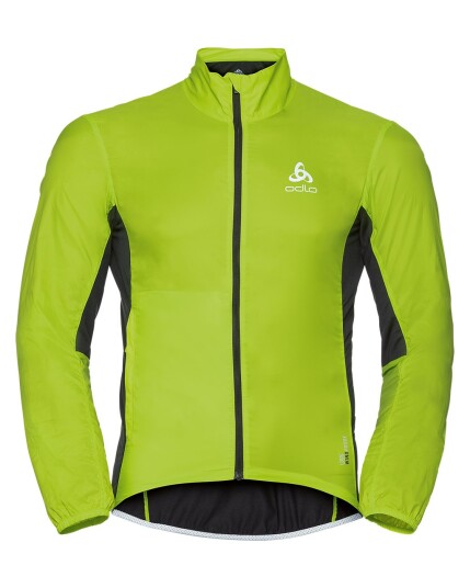 Odlo FUJIN Jacket M Acid Lime/Black (Storlek M)