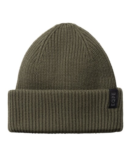 EQPE Åppås Heavy Knit Beanie Lichen Green