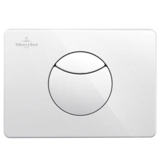 VILLEROY & BOCH VICONNECT E100 TRYKKPLATE RUND HVIT