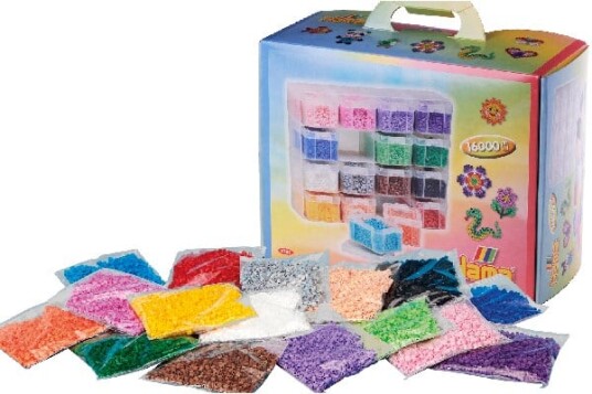 Hama Midi Storage Box Set 16 pcs incl. 16.000 beads