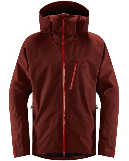 Haglöfs Niva Jacket M Maroon Red/Habanero (Storlek L)