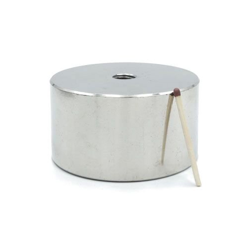 SuperMagneter Pot Magnet Ø 75 X 40 Mm   M10 Gjenge   Løftekraft 340 Kg