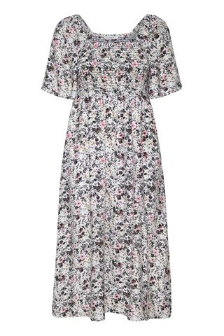 Gestuz JosyGZ SS Dress - Pink Flower Draft 34