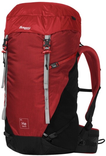 Bergans Helium V5 40 40 L, Red Sand/Black/Aluminium