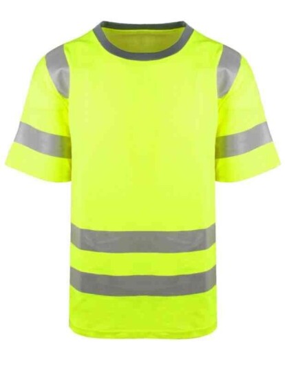 YOU Varberg Hivis T-skjorte, HiVis kl.2 Mann, Str. 4XL, Gul