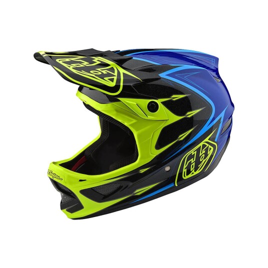 TROY LEE D3 COMPOSITE Corona Flo Yellow/Blue - L