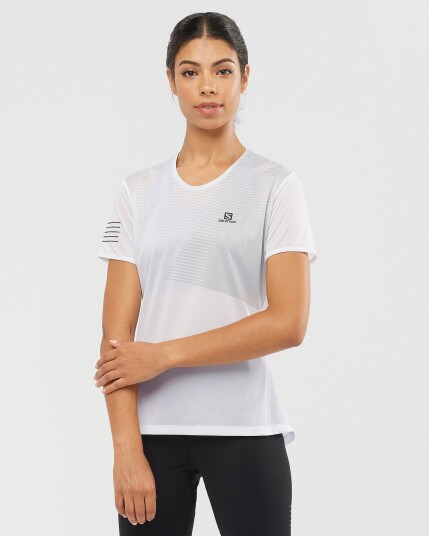 Salomon Sense Tee W White (Storlek L)