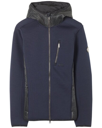 J.Lindeberg Regal Mid Jacket Techno Jersey M JL Navy (Storlek M)