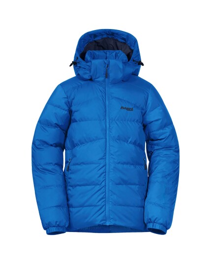 Bergans Røros Down Youth Jacket Strong Blue/Navy (Storlek 152)