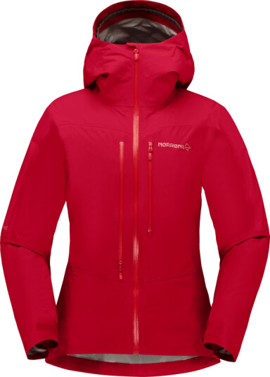 Norr?na Women's Falketind Gore-Tex Paclite Jacket L, Jester Red/True Red