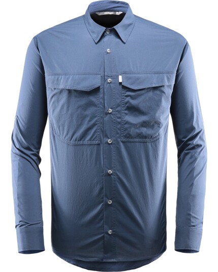 Haglöfs Salo L/S Shirt M Tarn Blue (Storlek S)